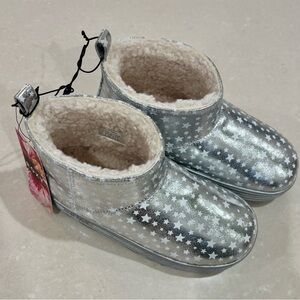 Silver Star Patterned Boots